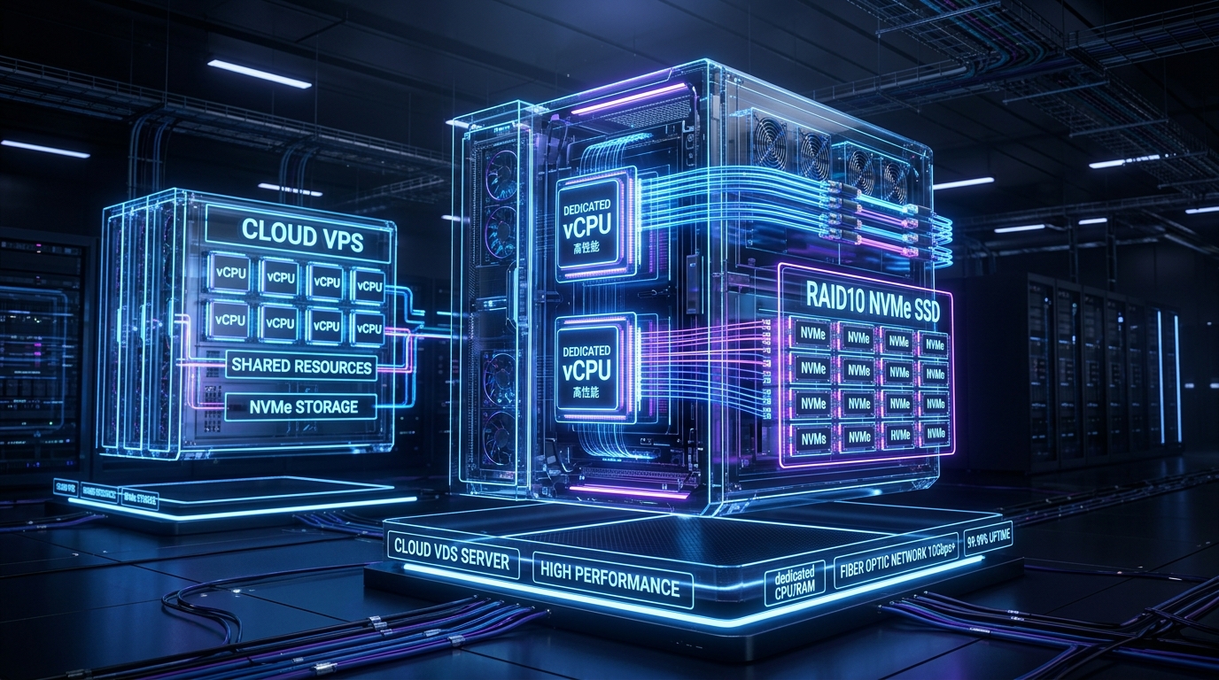 Dedicated Cloud VPS ve VDS Sunucular